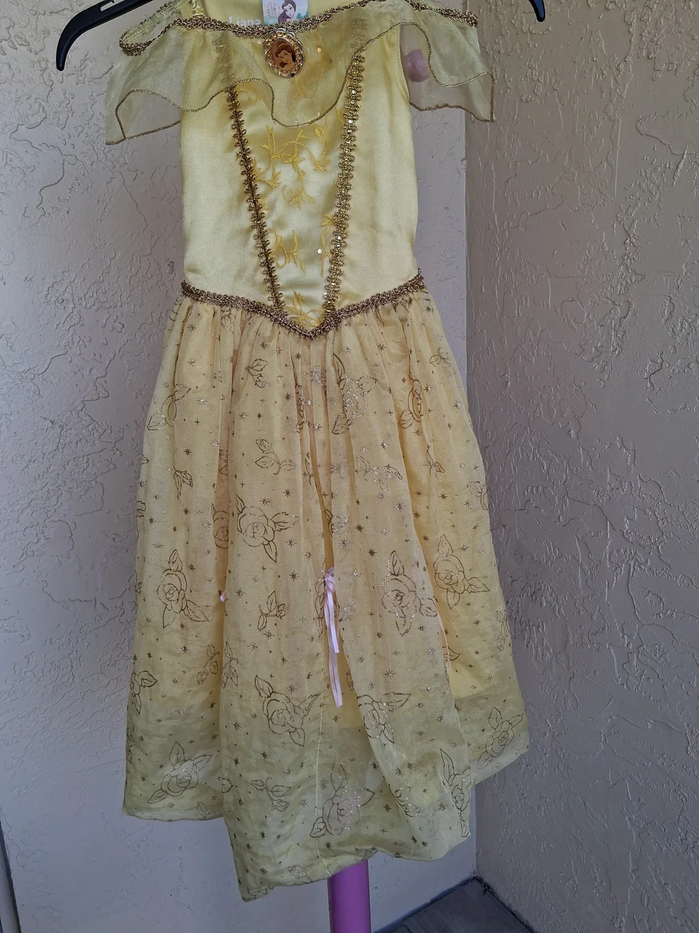 Disney Gold  Belle  Princess Dress Costume